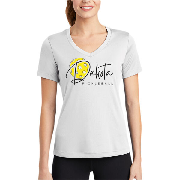 Ladies PosiCharge ® Competitor V Neck Tee, 50 UPF Thumbnail