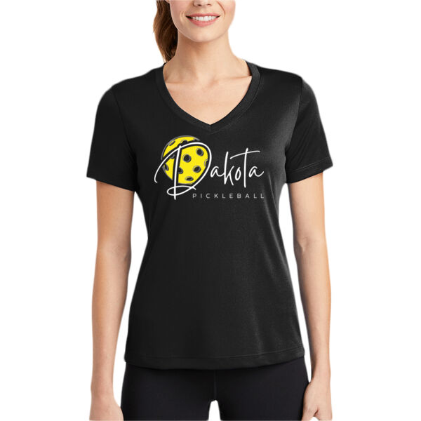 Ladies PosiCharge ® Competitor V Neck Tee, 50 UPF Thumbnail